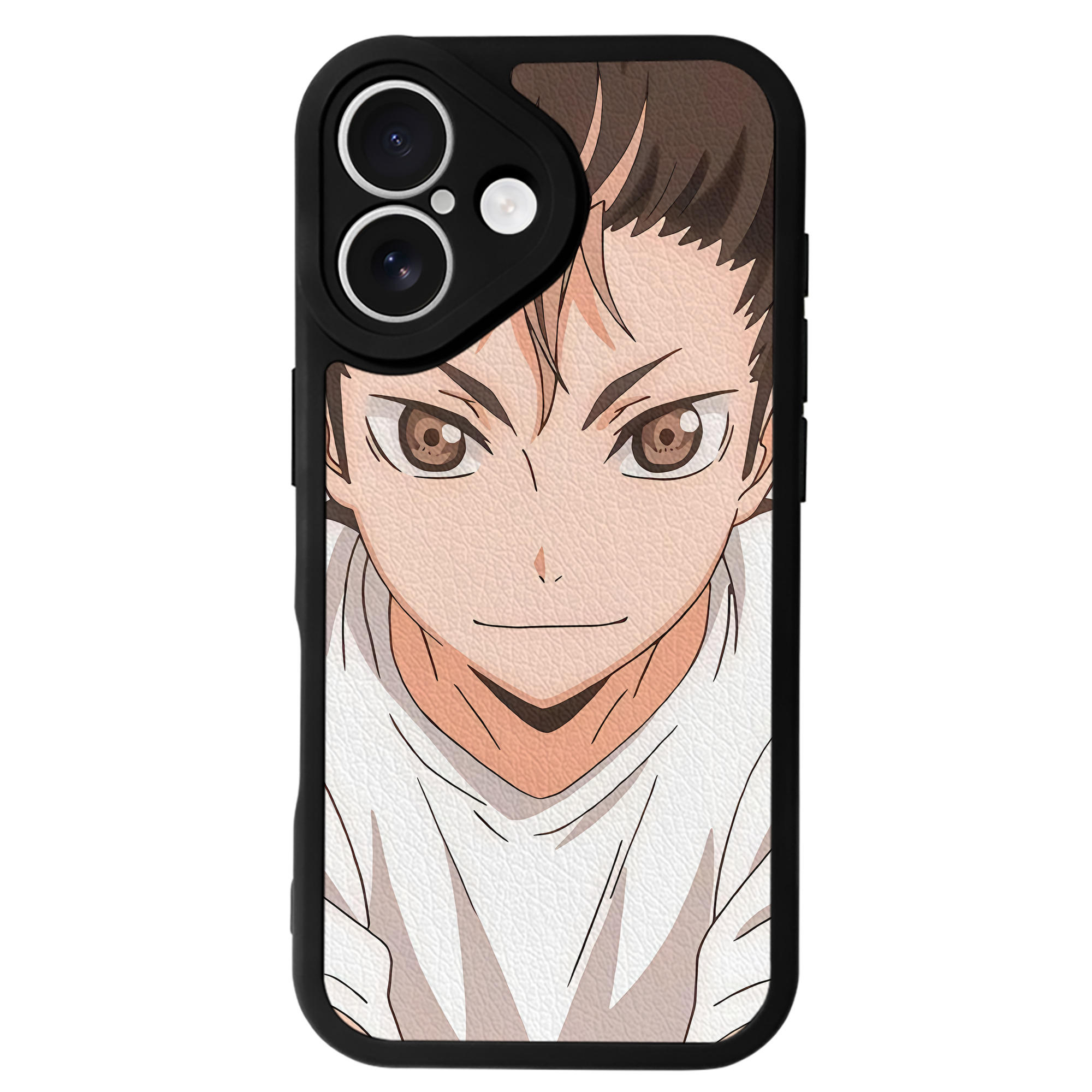 （画像用） ハイキュー!! Haikyu!! 【iPhone 16シリーズ対応】シリコンスマホケース（レザー調） 材質：シリコン